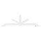 Ekena Millwork Vanguard Architectural Grade PVC Gable Bracket, 96"W x 28"H x 4"D x 4"F, 7/12 Pitch GBP096X28X0404VAN00 - alternate 2